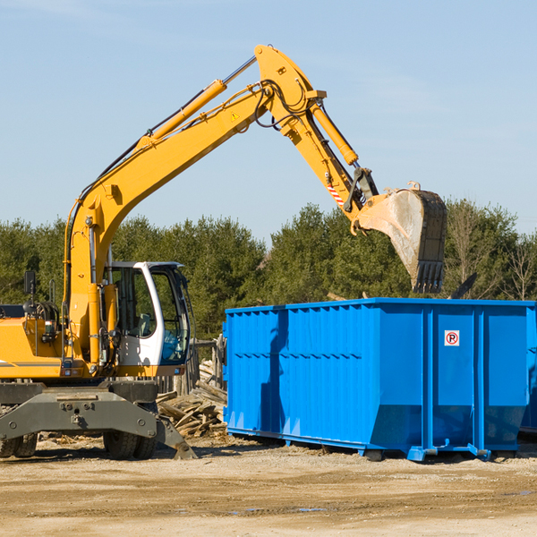 what happens if the residential dumpster is damaged or stolen during rental in Tribune KS